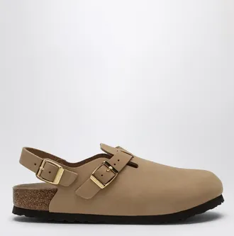 Birkenstock Sand coloured suede Tokyo slipper