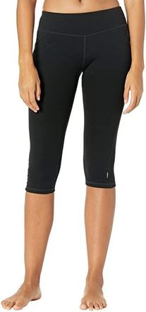 Smartwool Merino 250 Base Layer 3/4 Bottoms Womens Casual Pants Black : XS