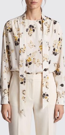 Isabel Marant Camicia in seta floreale con collo a fusciacca