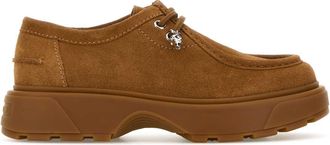 Alexander McQueen Alexander Mcqueen Camel Suede Lace Up Shoes