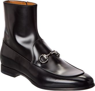 Gucci Horsebit Leather Bootie