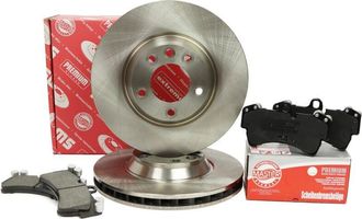 OEM Juego De Discos Y Pastillas De Freno Delantero Audiq7 (4lb), Porsche Cayenne (9pa), Vw Touareg (7la, 7l6