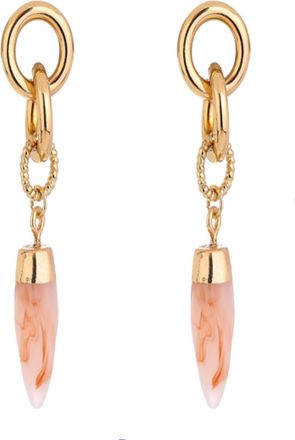 Liv Oliver 18k Gold Tear Drop Earrings