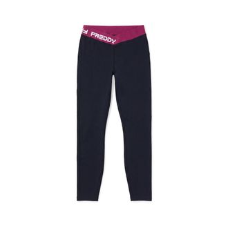 Freddy Leggings 7/8 Vita Alta con Elastico Jacquard a V