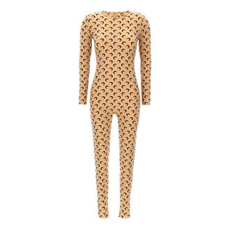 Marine Serre Mujer, Monos, Beige, Talla: S