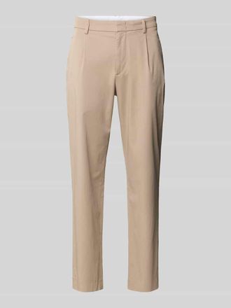 Mc Neal Loose Fit Bundfaltenhose mit Ges&auml;&szlig;taschen in Beige, Gr&ouml;&szlig;e 102