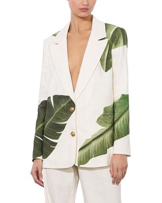 Alice & Olivia Alice + Olivia Slim Long Blazer