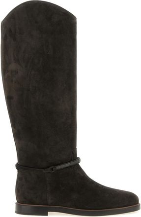 Brunello Cucinelli Black Solid Boots