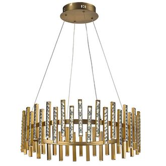 Netlighting Special Pendant 54W LED 4000K lm Brass Brown Crystal