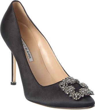 Manolo Blahnik Hangisi 100 Satin Pump