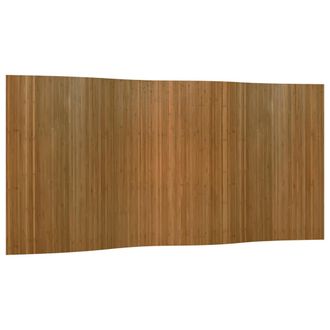 vidaXL Biombo Divisor De Bamb&uacute; Marr&oacute;n 165x400 Cm Vidaxl
