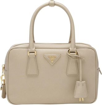 Prada Borsa A Mano - Dames - Handtassen - Beige - ONE Size - Tassen