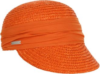 Seeberger Womens Sun Hat - Red - Papaya - One size