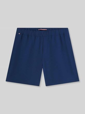 Tommy Hilfiger Regular Fit Shorts aus seesucker Modell DOVER in Dunkelblau, Gr&ouml;&szlig;e XXL
