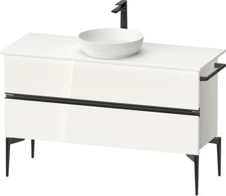 Duravit Sivida Consola Mueble Bajo Lavabo, 2 Cajones, Tirador - Duravit