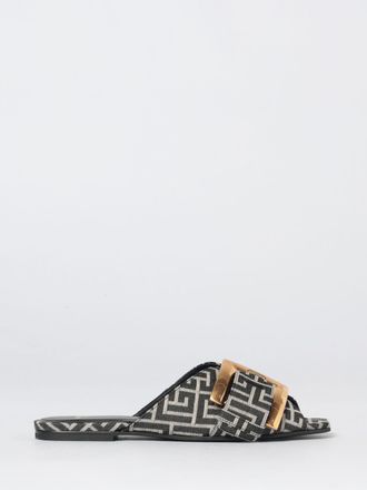 Balmain Heeled Sandal Woman color Black
