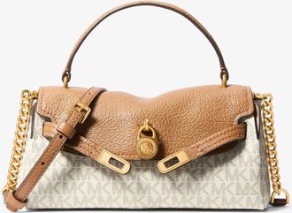 Michael Kors Hamilton Moderne Extra-Small Signature Logo Slouchy Crossbody Bag