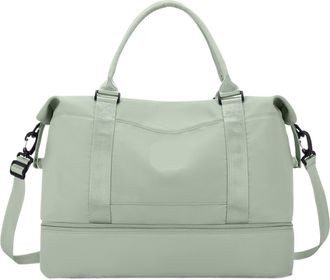 Generic Weekender Bags,Compatible For Women,Personal Item Travel Bag with Shoes Compartment,Overnight Duffel with Toiletry(R)