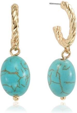 Ettika Synthetic Turquoise Drop Earrings at Nordstrom Rack