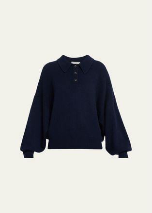 Lisa Yang Etta Cashmere Polo Sweater