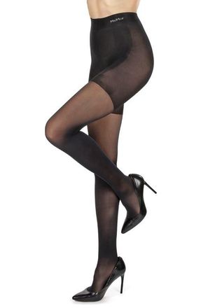 MeMoi Second Skin Power Shape Tights in Black at Nordstrom, Size X-Large