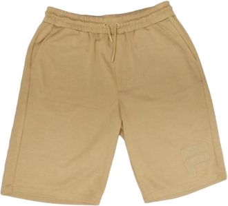 Fila Heren Shorts Calp Fam 0312 Katoen - Heren - Korte Broeken - Beige - S - Katoen - Korte Broeken