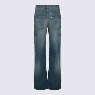 Givenchy Wide-Leg Denim Jeans - Blue