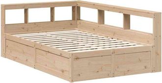 vidaXL Letto Libreria senza Materasso 120x190 cm in Legno di Pino vidaXL 947190