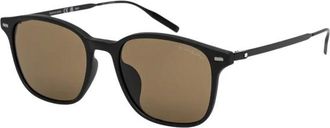 Montblanc Montblanc - Vierkante zonnebril - Heren - Accessoires - Veelkleurig - Maat: 54 MM