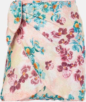 Agua Bendita Agustina Prado linen beach cover-up