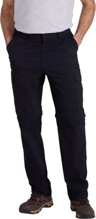 Mountain Warehouse Delta Mens Cargo Stretch Zip-Off Trousers Regular - Stretchy Pants with UV Protect Max & Quick Drying - Spring Walking, Hiking, Outdoors & Trekking Bl