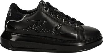 Karl Lagerfeld Kapri Sneakers - Dames - Sneakers - Zwart - 36 EU - Leer - Schoenen