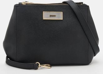 DKNY Dkny Black Leather Shoulder Bag
