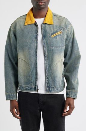 Billionaire Boys Club BB Lynx Lined Denim Jacket in Mission Control at Nordstrom, Size X-Large