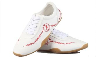 Generic Unisex Taekwondo Shoes Boxing Kung Fu Tai Chi Sport Gym for Children Adults(White,6.5 UK)