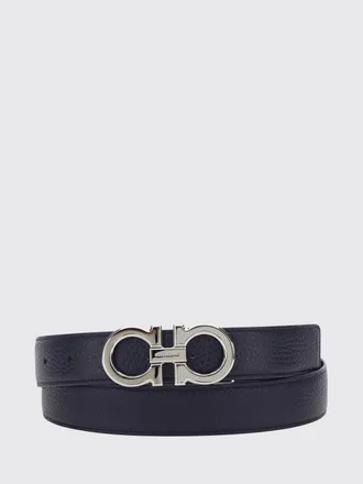 Ferragamo Belt Men color Blue