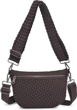 Sol and Selene Ethereal - Woven Neoprene Crossbody Bag in Chocolate at Nordstrom
