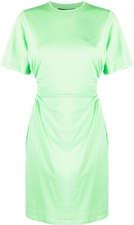 Karl Lagerfeld jersey cut-out dress - women - Organic Cotton - S - Green