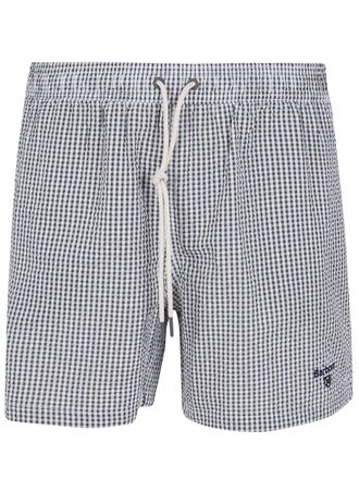 Barbour Gingham Seersucker Swim Short