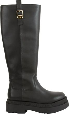 Liu Jo Love 64 Hoge laarzen - Dames - Hoge Laarzen - Zwart - 36 EU - Leer - Schoenen