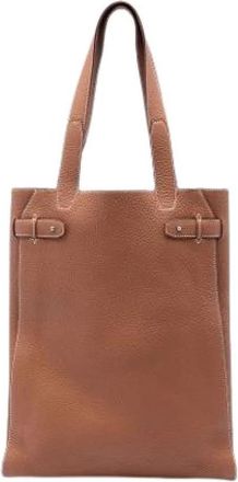 Herm&egrave;s Pre-owned Cabas Vertige Tote - Dames - Vintage Shopper - Bruin - ONE Size - Leer - Vintage
