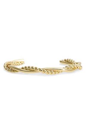 Nordstrom Rack Demi Fine Twisted Cuff Bracelet in Gold at Nordstrom Rack