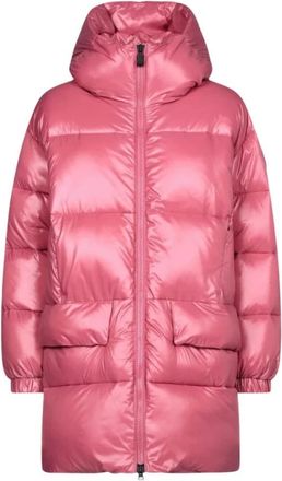 Save The Duck Kesha Coat - Dames - Parka Jassen - Roze - M - Leer - Jassen