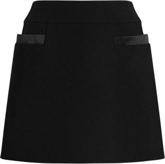 Dolce & Gabbana Embellished Pocket Mini Skirt - Dames - Korte rokken - Zwart - M - Rokken