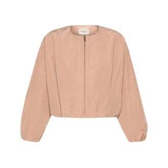 Max Mara Wkdbutterfly Kort Taffeta Jas - Dames - Jassen - Roze - Maat: XS Taf