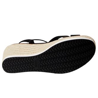 Cole Haan Cloudfeel Silvee Espadrille Wedges 75mm Black W32560 Womens