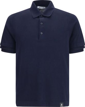 Premiata Mens Polo Shirt Blue Cotton T-shirts And Polos