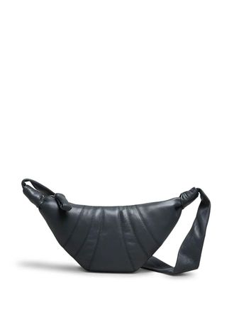 Christophe Lemaire small Croissant shoulder bag - Blue