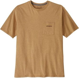 Patagonia Boardshort Logo Pocket Responsibili-Tee T-Shirt für Herren | beige