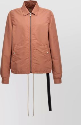 Rick Owens adjustable hem snap button pockets jacket